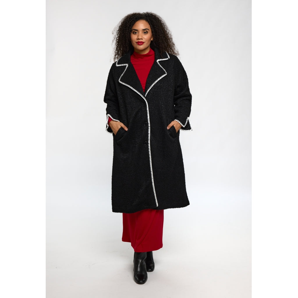 Studio SGrethe Long Cardigan/coat Cardigan/Coat Black
