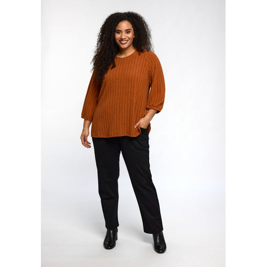 Studio SIlana Knitted Blouse Blouse Copper