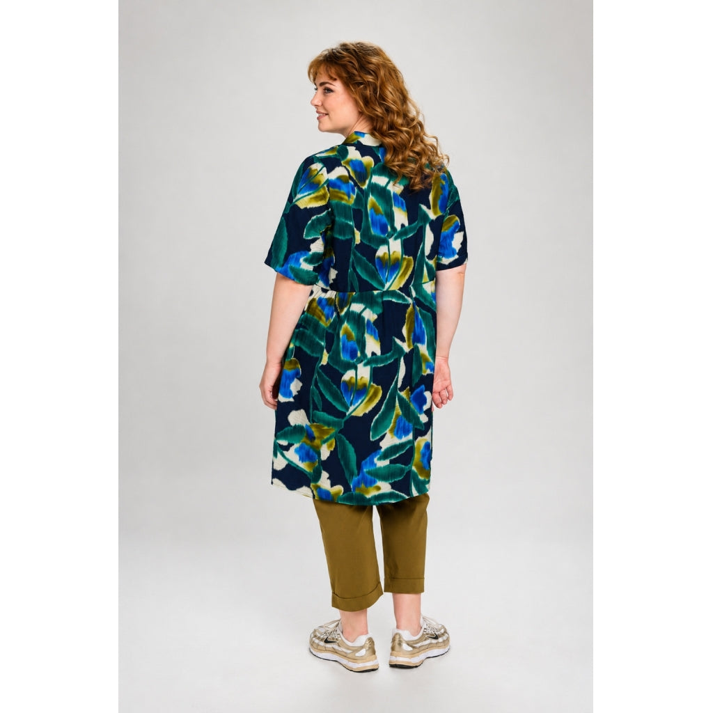 Studio Slise Dress Dress Blue green print