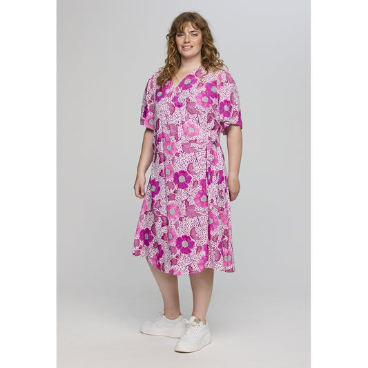 Studio SAlba Dress Dress White with pink flowers