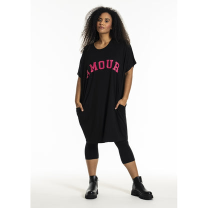 Studio SAne Dress Dress Black with Pink