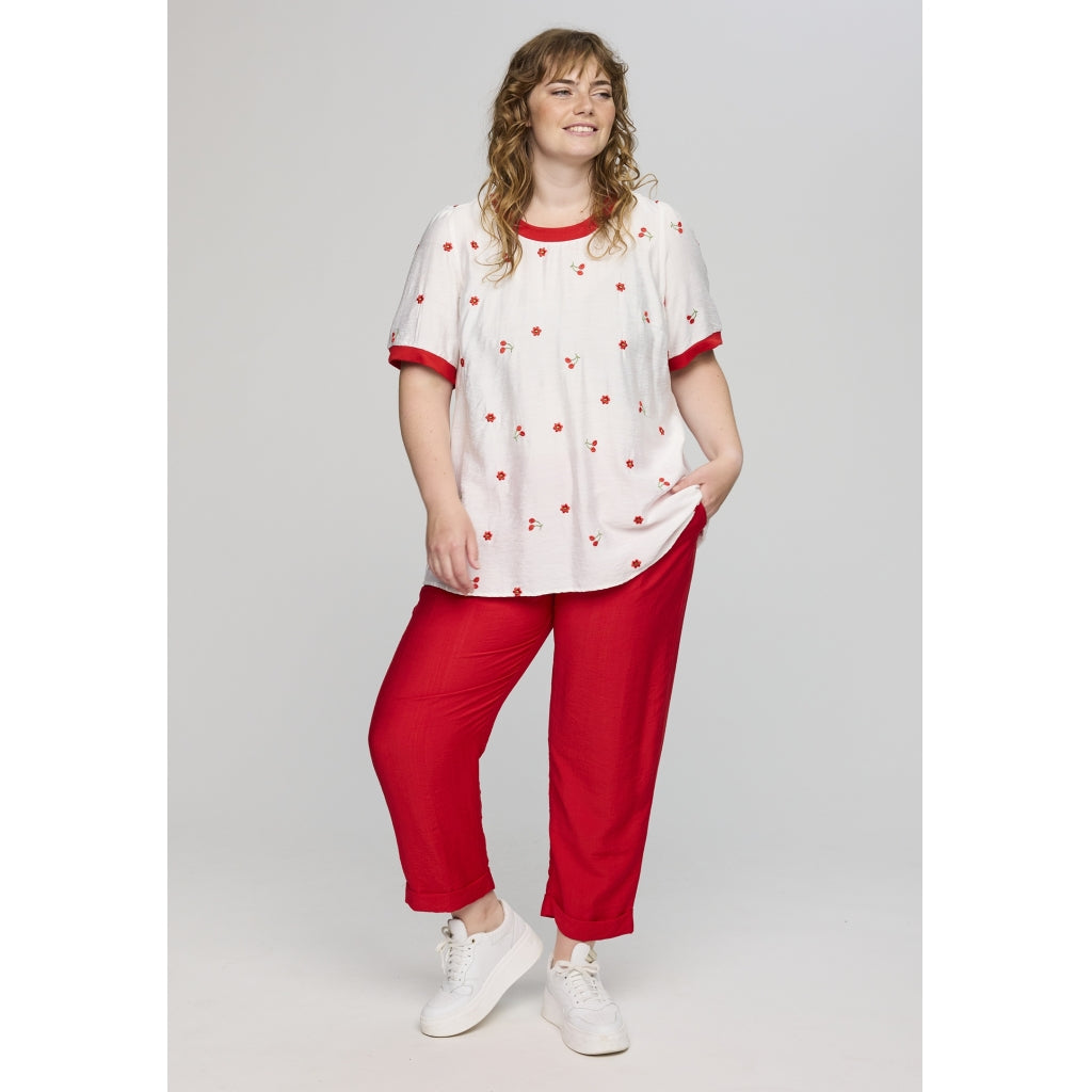 Studio SAriella 7/8 trousers 7/8 Pant Red