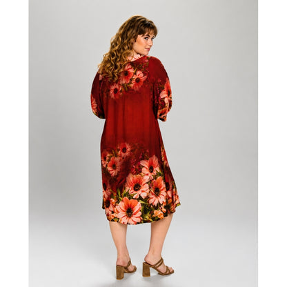 Studio SArmelle Tunic Tunic Board print bordeaux