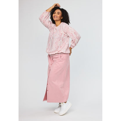 Studio SAugusta Blouse Blouse Off white with rose flowers