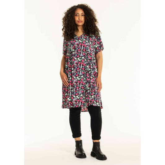 Studio SBirgitte Dress Dress Black + pink flowers