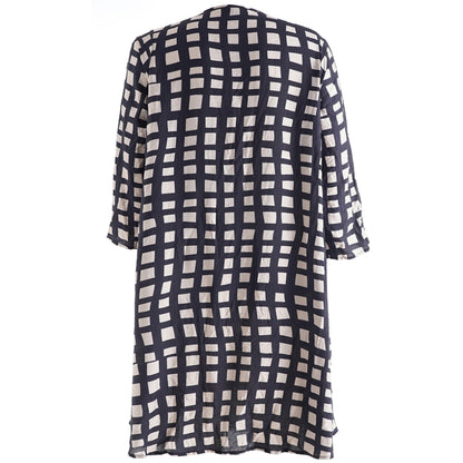 Studio SBirgitte Dress Dress Black with sand checks