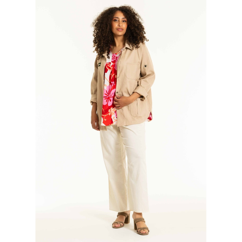 Studio SBirret Wide Trousers Trousers Off-White