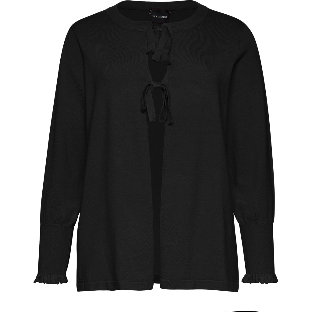 Studio SEva Carigan with tieband Cardigan Black