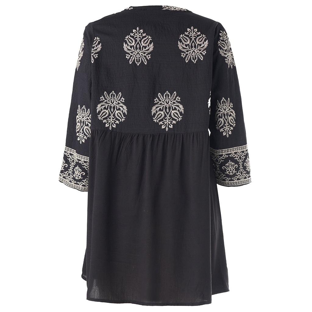 Studio SGilsa Tunic with embroidery Tunic Black