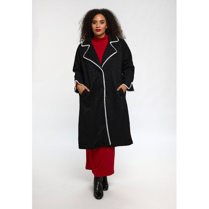 Studio SGrethe Long Cardigan/coat Cardigan/Coat Black