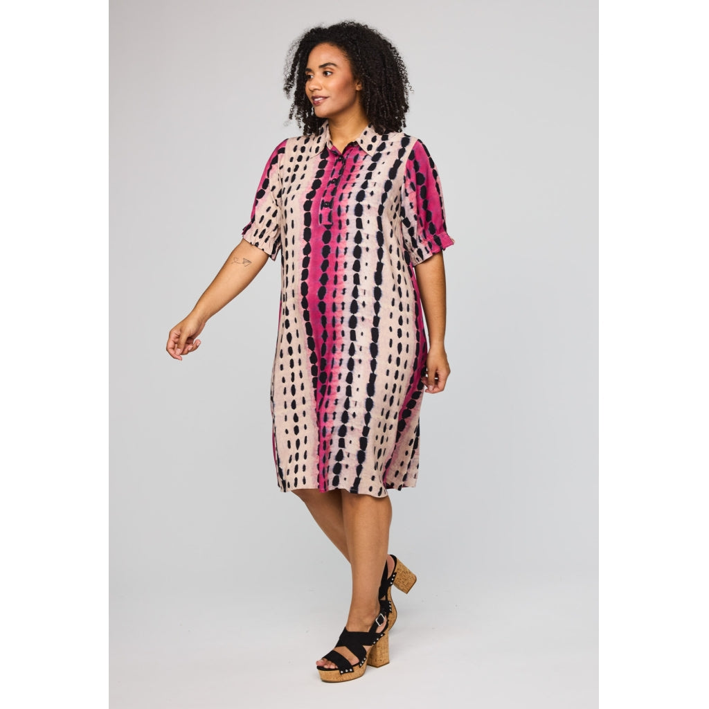 Studio SGunda Dress Dress Pink black dot print