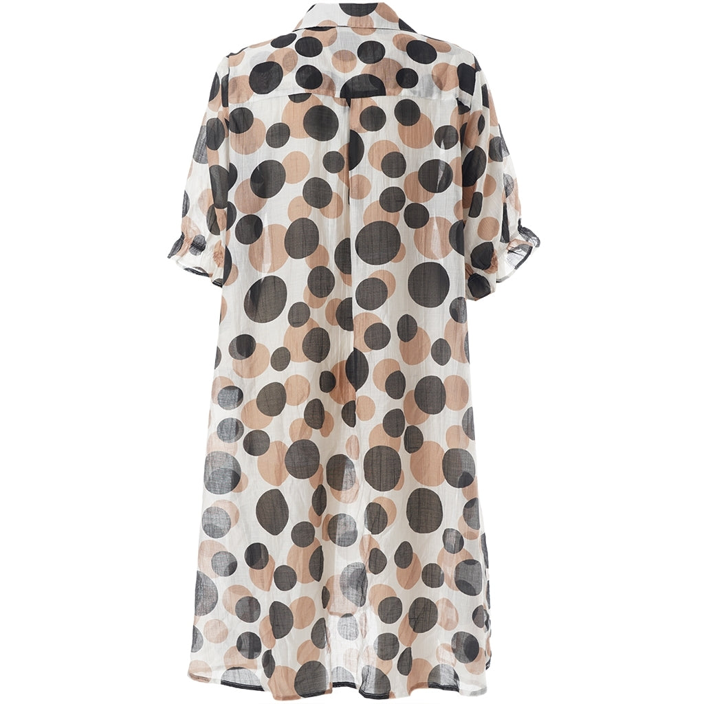 Studio SGunda Dress Dress White with black/brown dots