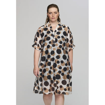 Studio SGunda Dress Dress White with black/brown dots
