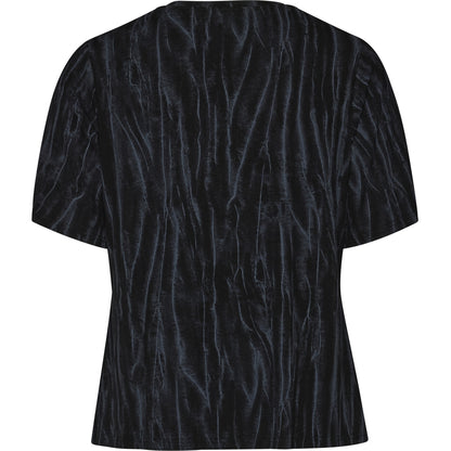 Studio SJohanne Blouse Blouse Black with grey print