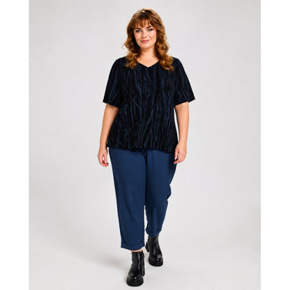 Studio SJohanne Blouse Blouse Black with grey print