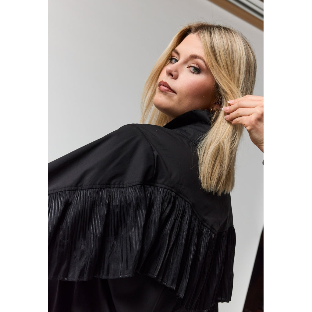 Studio SLiva-Marie Dress with plisse Dress Black