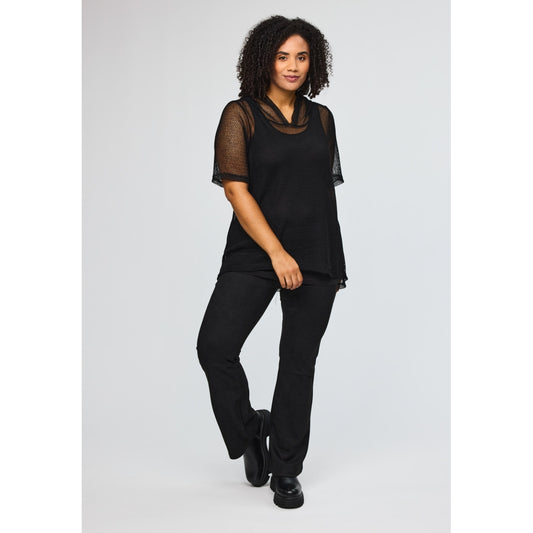 Studio SMira Net Blouse Blouse Black