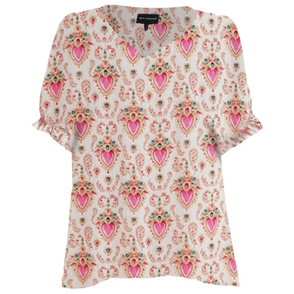 Studio SNicolina Blouse Blouse Pink diamant