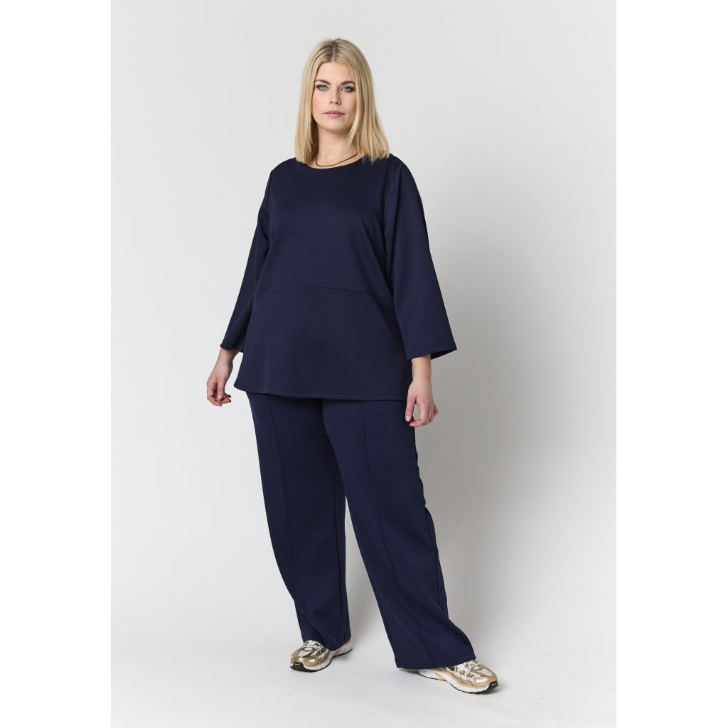 Studio SNovalie Trousers Trousers Navy