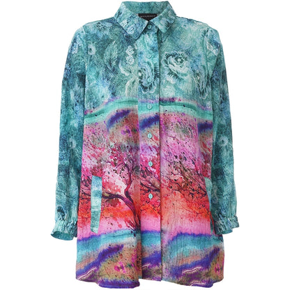 Studio SVilma Shirt Shirt Blue with pink board