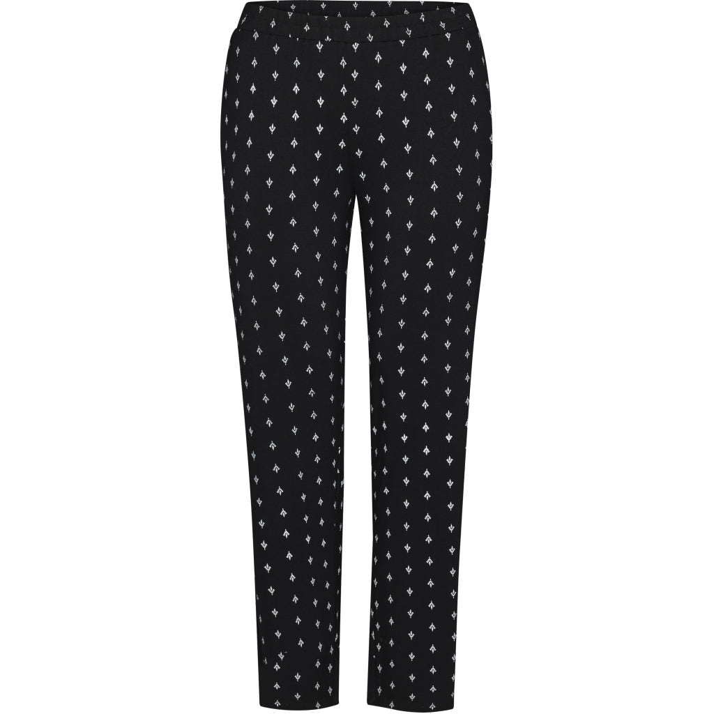 Studio Serika pants Pants black with white flowers